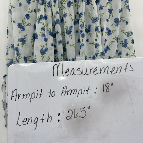 Tularosa Womens Floral Off the Shoulder Sheer Top Size‎ S Feminine Coquette - Picture 8 of 8